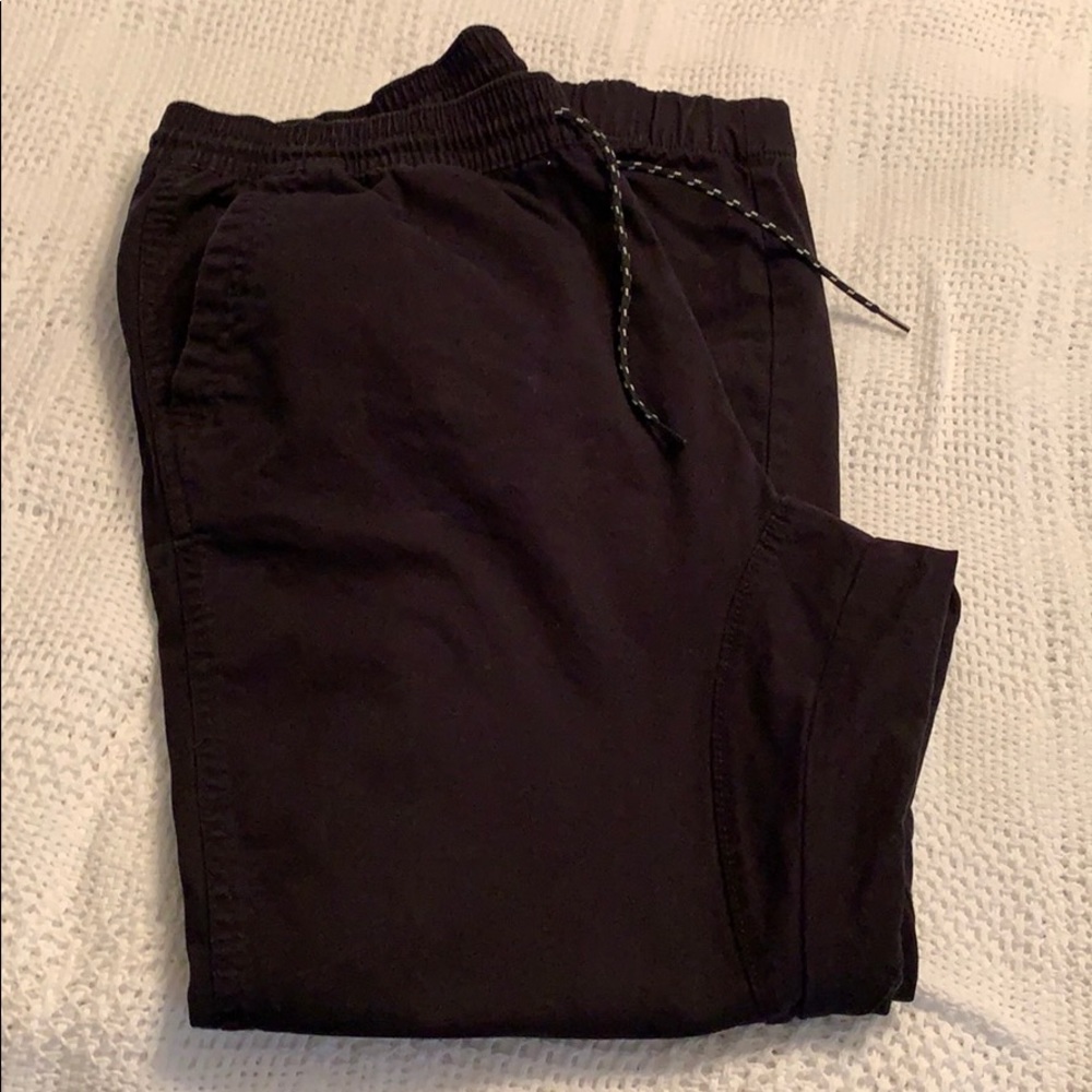 Men’s joggers, black, size L (36-38)